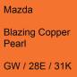 Preview: Mazda, Blazing Copper Pearl, GW / 28E / 31K.